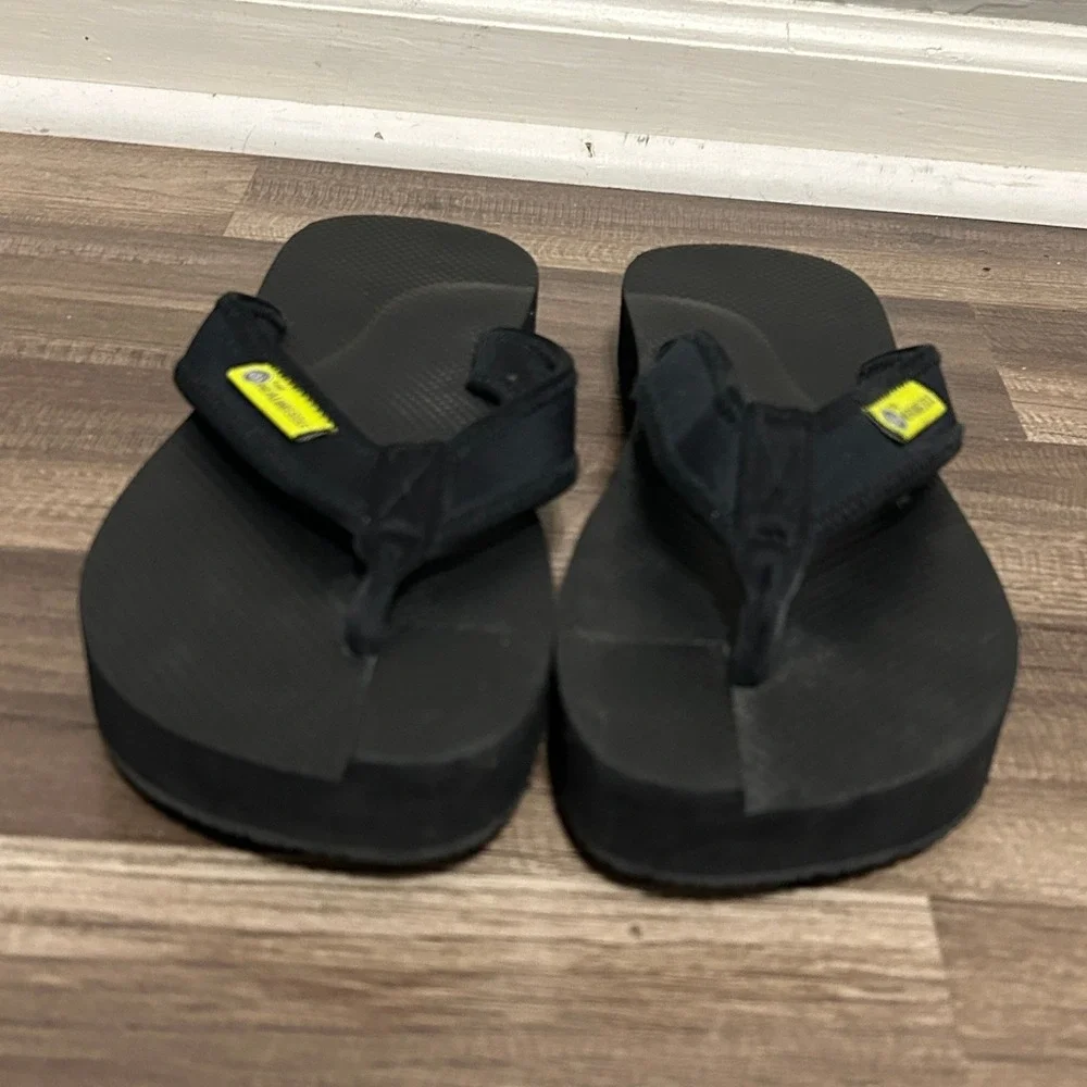 The Healing Sole Flip Flop Sandals Mens 8 Women 9.5 Black Recovery Orthopedic